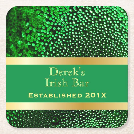 Man Cave Funny Beer Rechteckiger Pappuntersetzer (Vorderseite)