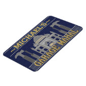 Man Cave Funny Garage Mahal Tools | INDIVIDUELLE N Magnet (Linke Seite)