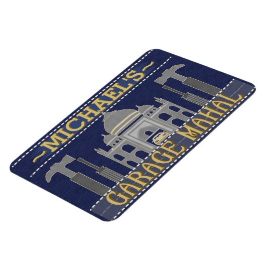 Man Cave Funny Garage Mahal Tools | INDIVIDUELLE N Magnet (Linke Seite)