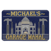 Man Cave Funny Garage Mahal Tools | INDIVIDUELLE N Magnet (Horizontal)