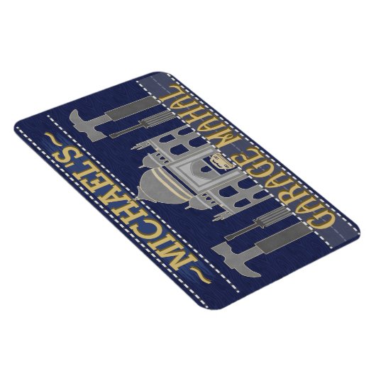 Man Cave Funny Garage Mahal Tools | INDIVIDUELLE N Magnet (Rechte Seite)