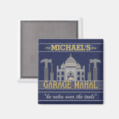 Man Cave Funny Garage Mahal Tools | INDIVIDUELLE N Magnet (Vorderseite/Rückseite)