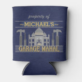 Man Cave Garage Mahal Funny für Männer | PERSONALI Dosenkühler (Vorderseite)