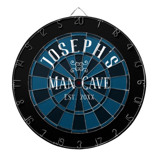 Man Cave Individuelle Name Dartscheibe (vorne)