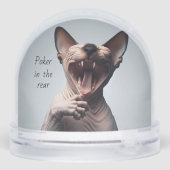 Man Cave Novelty Schneekugeln (Rückseite)