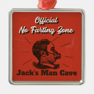 Man Cave Ornament - Keine Farbezone! Aus Metall