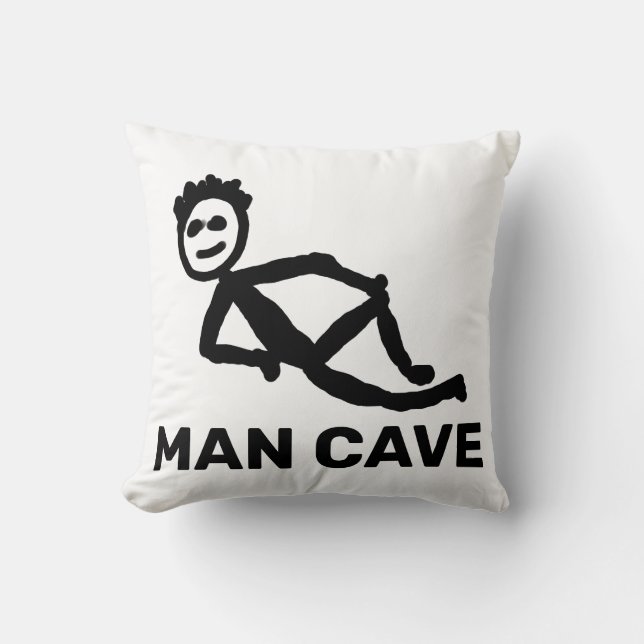 MAN CAVE PILLOWS KISSEN (Vorderseite)