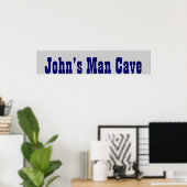 Man Cave Poster (Heimbüro)