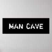 Man Cave Poster (Vorne)
