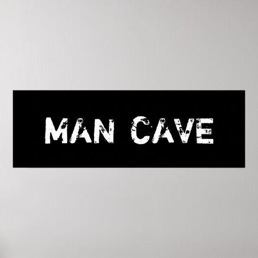 Man Cave Poster (Vorne)