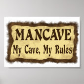 Man Cave Poster (Vorne)