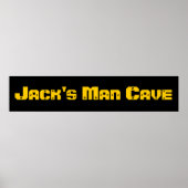 Man Cave Poster (Vorne)