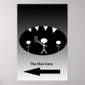 Man Cave Poster (Vorne)