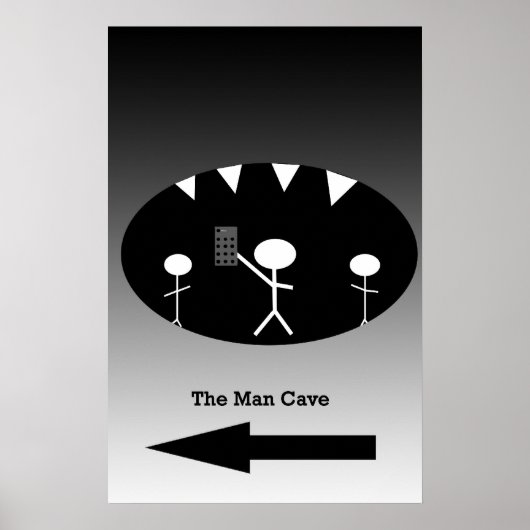 Man Cave Poster (Vorne)