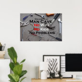 Man Cave Poster (Heimbüro)