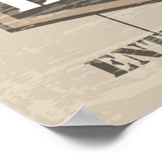 Man Cave Poster - EST 2010 (Ecke)