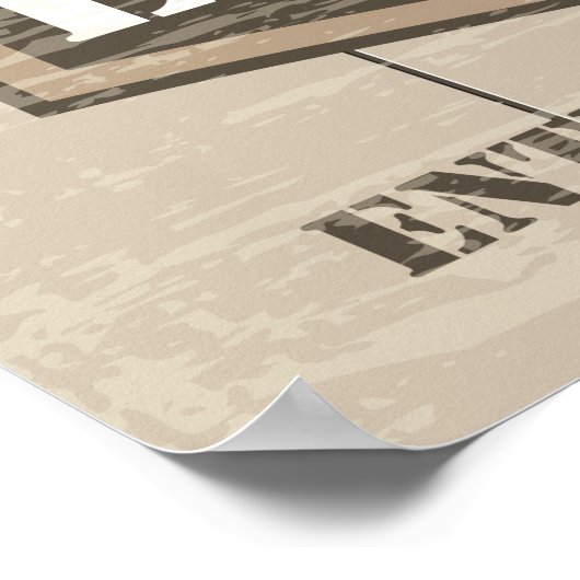 Man Cave Poster - Etabliertes "Add Date" (Ecke)