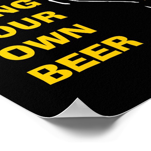 Man Cave Poster FÜGT IHREN NAMEN HINZU (Ecke)