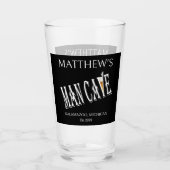 Man Cave Pub Pint Beer Soda Glasses Trinkbehälter Glas (Vorderseite)