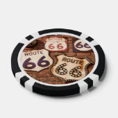 Man Cave Route 66 Art 2 Pokerchips (Einzeln)