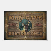Man Cave Rug, Jäger nur Fußmatte (Vorderseite)