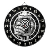 Man Cave Rustic Bierdesign Dartscheibe (vorne)