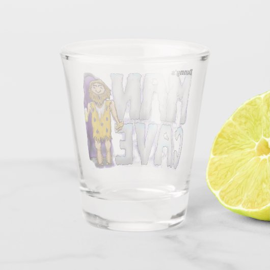 Man Cave Shot Glass Schnapsglas (Rückseite)
