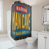 Man Cave SHOWER CURTAIN Duschvorhang (Beispiel)