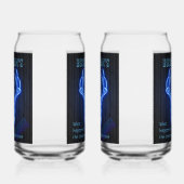 Man Cave Sign Neon Deer Antlers Cool Dosenglas (Rechts)