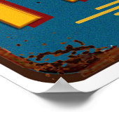 Man Cave Sign Poster (Ecke)