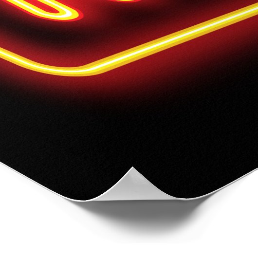 Man Cave Sign Poster (Ecke)