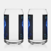 Man Cave signiert Neon Deer Antlers Cool Dosenglas (Links)