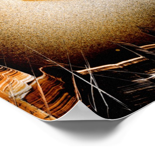 Man Cave Slate Poster (Ecke)