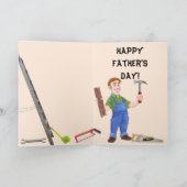 Man Cave - Tools - Vatertag Card Karte (Innenseite)