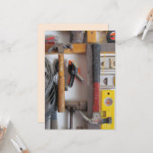 Man Cave - Tools - Vatertag Card Karte (Vorderseite/Rückseite Beispiel)