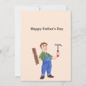Man Cave - Tools - Vatertag Card Karte (Rückseite)