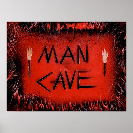 Man Cave Torches Poster (Vorne)