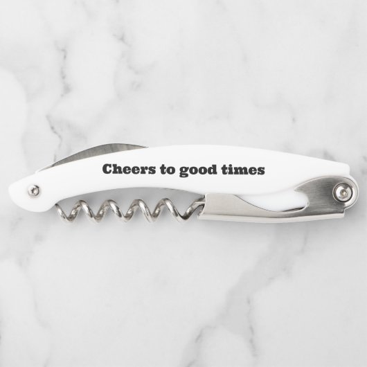 Man Cave White Corkschraube Kellnermesser (Rückseite)