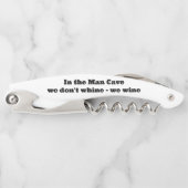 Man Cave White Corkschraube Kellnermesser (Vorderseite)