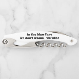 Man Cave White Corkschraube Kellnermesser