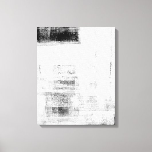 'Man Cave Worthy' Abstrakte Schwarz-Weiß-Kunst Leinwanddruck (Vorderseite)