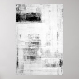 'Man Cave Worthy' Abstrakte Schwarz-Weiß-Kunst Poster