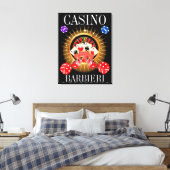 Man Cave Your Casino Leinwand Art (Insitu (Schlafzimmer))