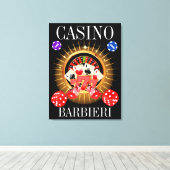 Man Cave Your Casino Leinwand Art (Insitu (Holzboden))