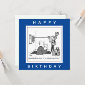 Man Cheat am Darts-Cartoon Karte (Vorderseite/Rückseite Beispiel)