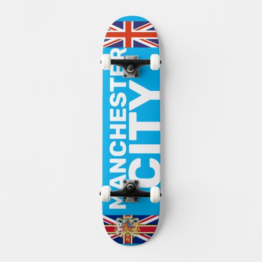 MAN CITY Skateboard (Vorderseite)