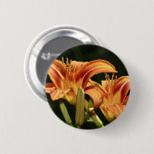 Man denke an die Lilien des Felds Button (Vorne & Hinten)