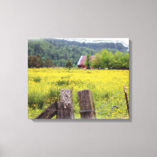 Man denke an die Lilien des Felds - Matthew 6:28 Leinwanddruck (Vorderseite)