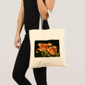 Man denke an die Lilien des Felds Tragetasche (Vorderseite (Produkt))