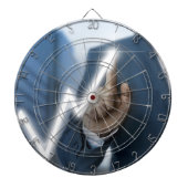 Man draws stock price touchscreen concept dartscheibe (vorne)